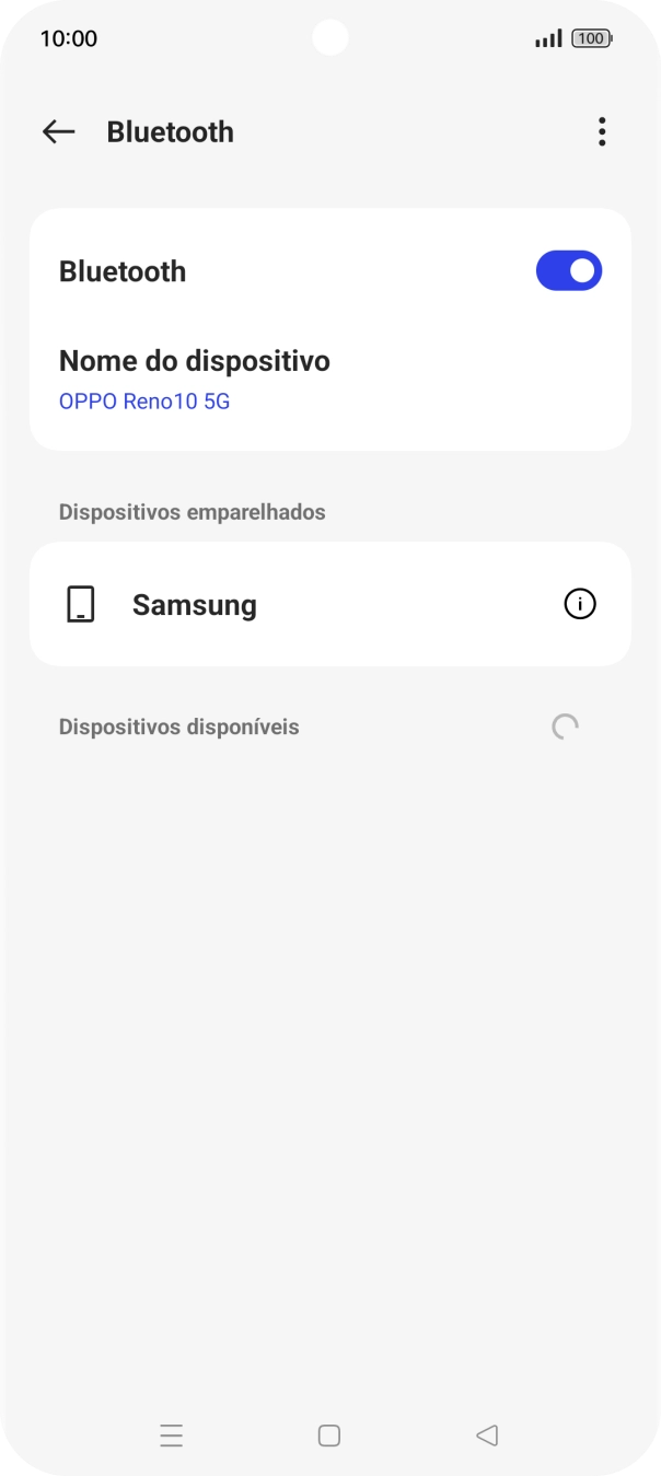 Prima a tecla de início para terminar e voltar ao ecrã inicial.