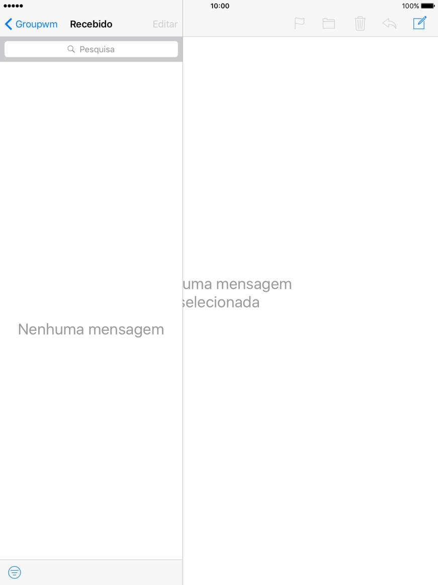 Prima a seta para a esquerda.