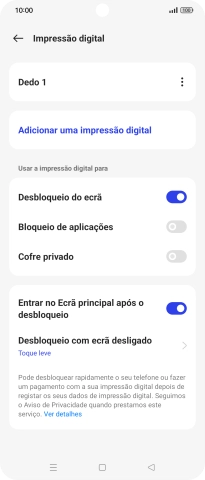 Prima a tecla de retrocesso.