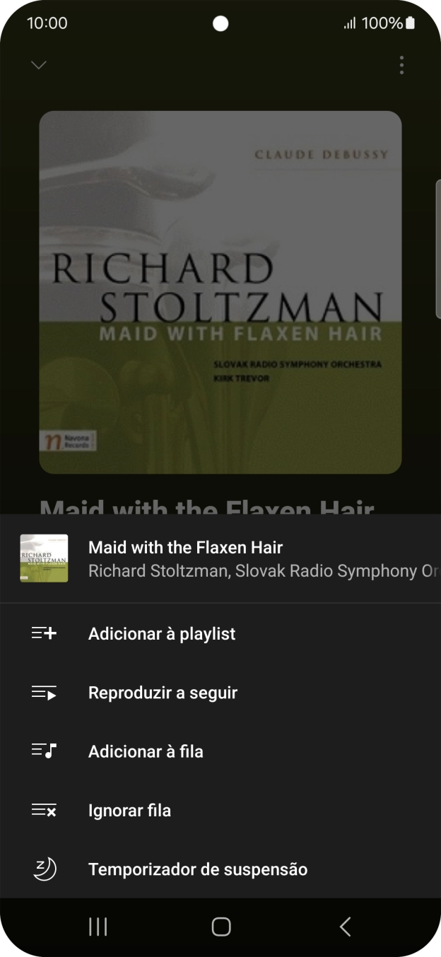 Prima o ícone para adicionar.