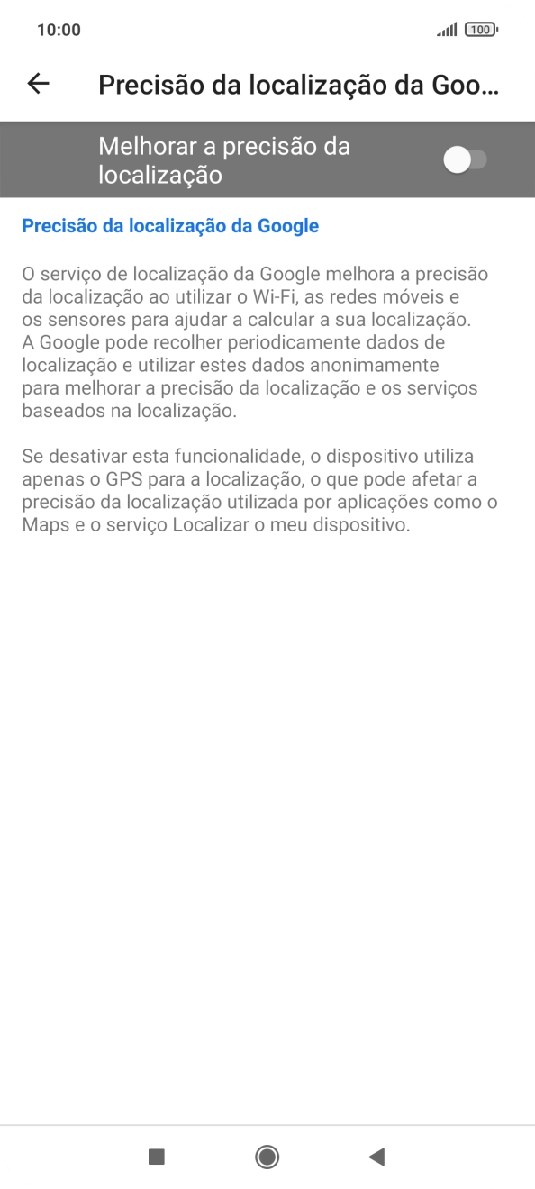 Se premir o indicador junto a 