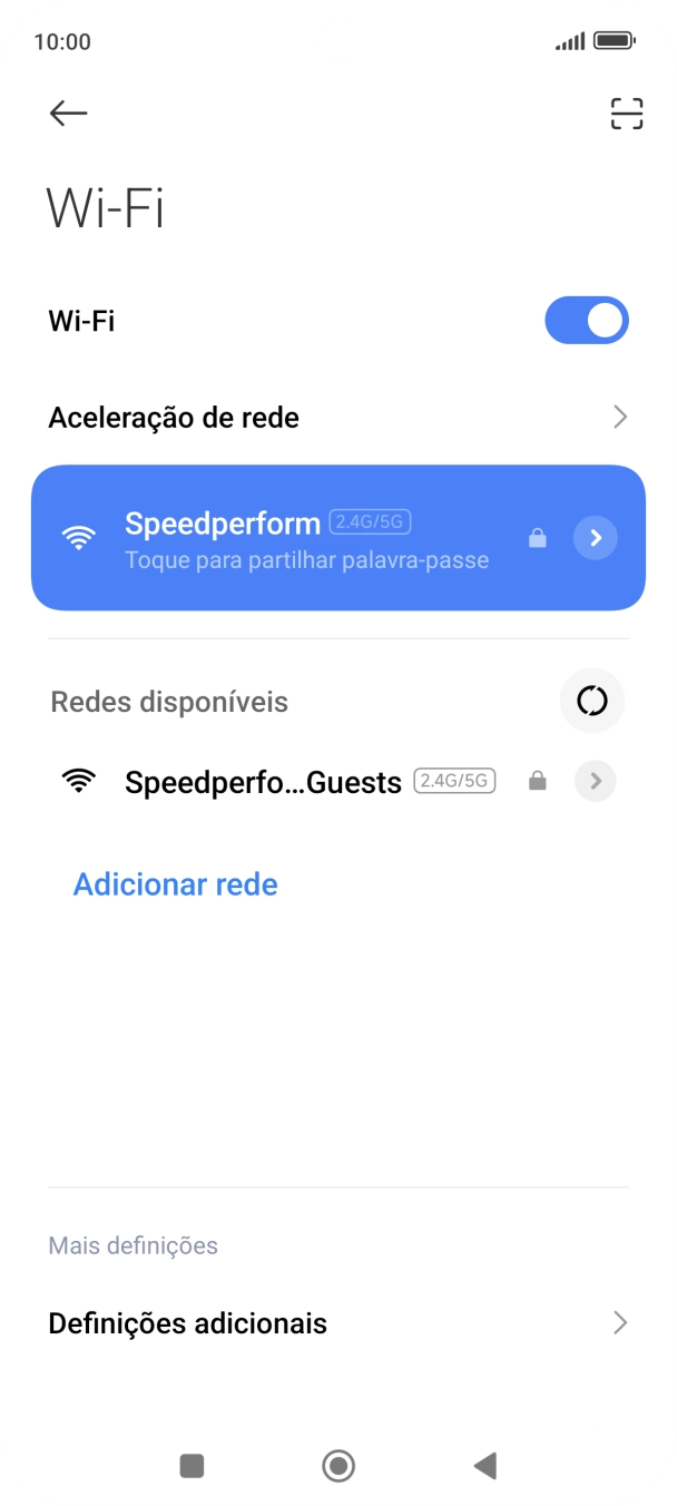 Prima a tecla de início para terminar e voltar ao ecrã inicial.