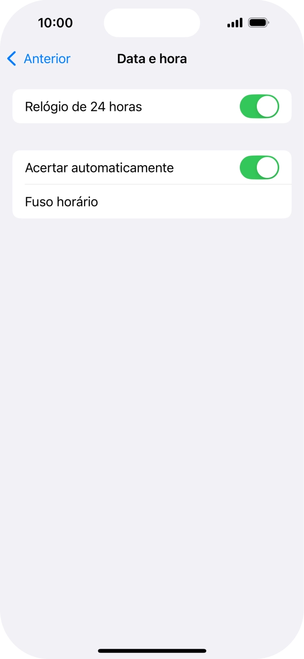 Para voltar ao ecrã inicial, deslize o dedo de baixo para cima a partir da base do ecrã.