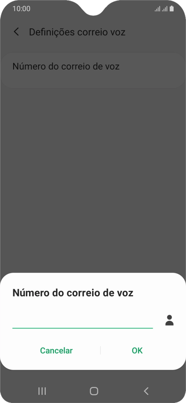 Introduza 123 e prima OK.