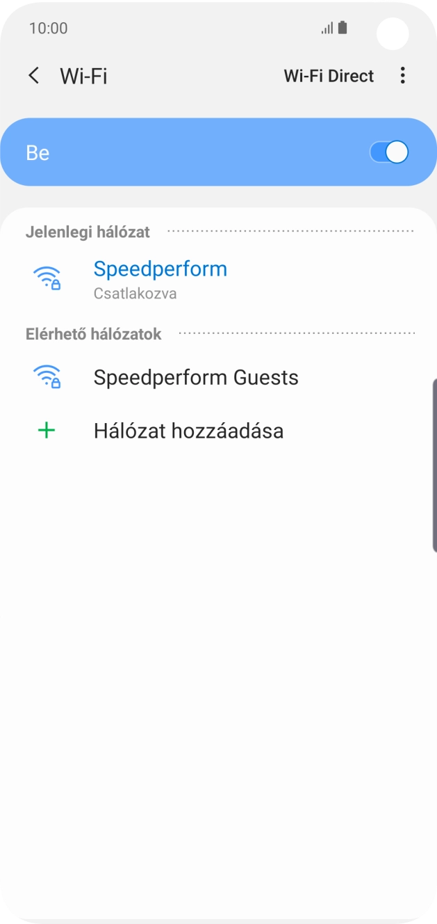 A befejezéshez, és ahhoz, hogy visszatérhess a főképernyőhöz, nyomd meg a főgombot.
