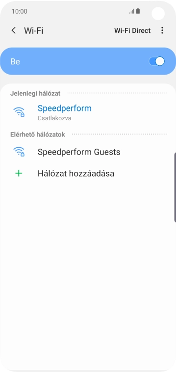 A befejezéshez, és ahhoz, hogy visszatérhess a főképernyőhöz, nyomd meg a főgombot.