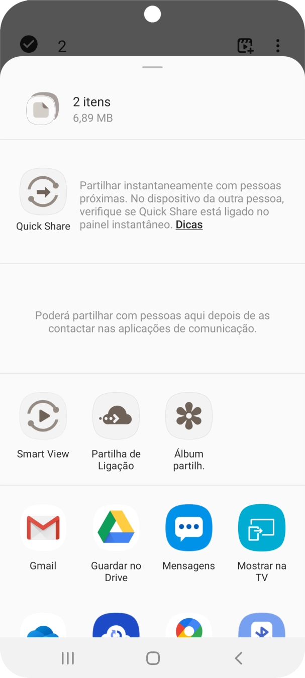 Prima Guardar no Drive.