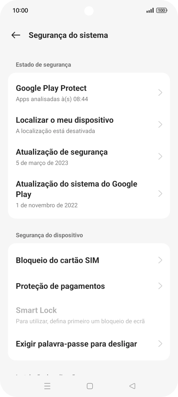 Prima Bloqueio do cartão SIM.
