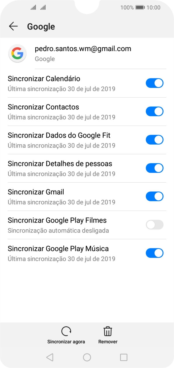 Prima a tecla de início para terminar e voltar ao ecrã inicial.