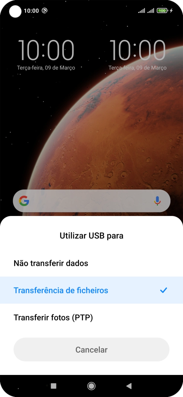 Prima Transferência de ficheiros.