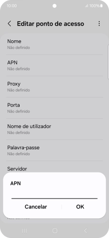 Introduza net2.vodafone.pt e prima OK.