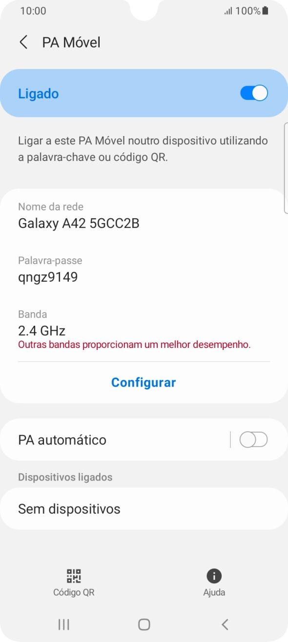 Prima a tecla de início para terminar e voltar ao ecrã inicial.