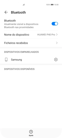 Para voltar ao ecrã inicial, deslize o dedo de baixo para cima a partir da base do ecrã.