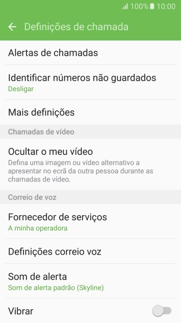 Prima Definições correio voz.