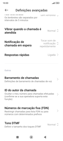 Prima Números de marcação fixa (FDN).