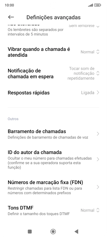 Prima Números de marcação fixa (FDN).