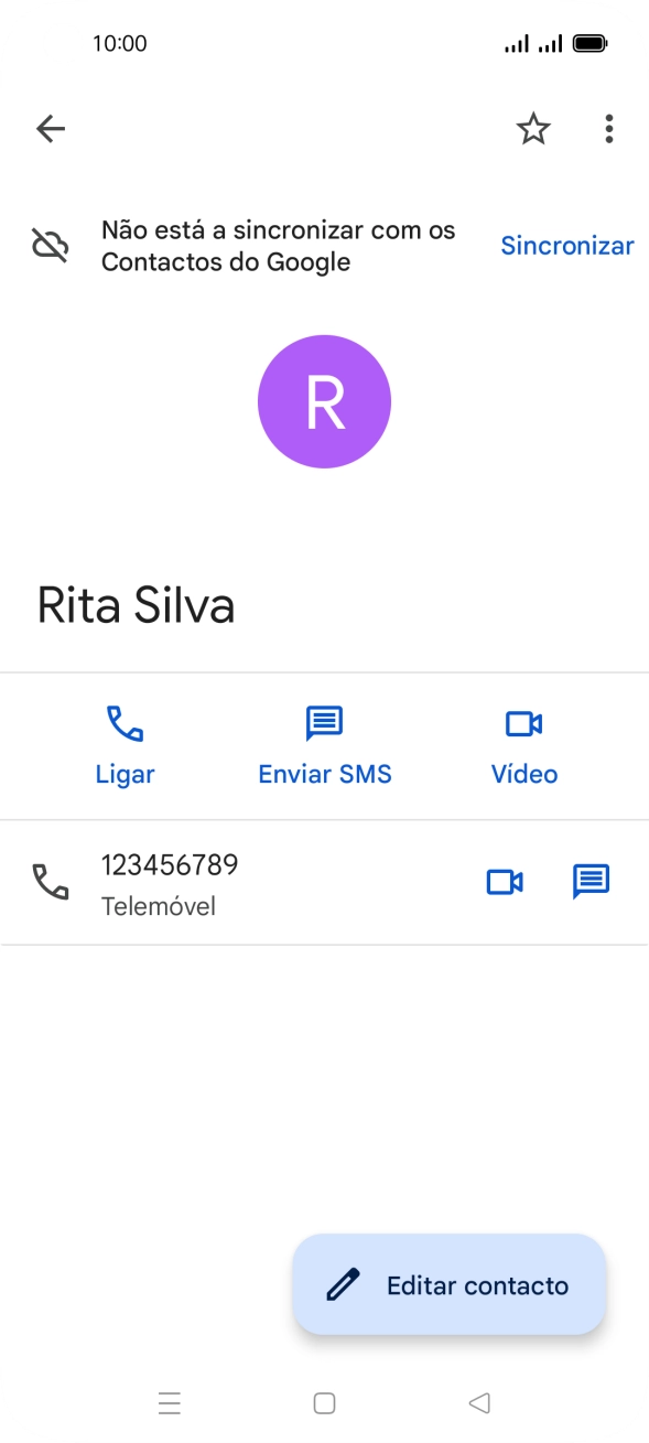 Prima a tecla de início para terminar e voltar ao ecrã inicial.
