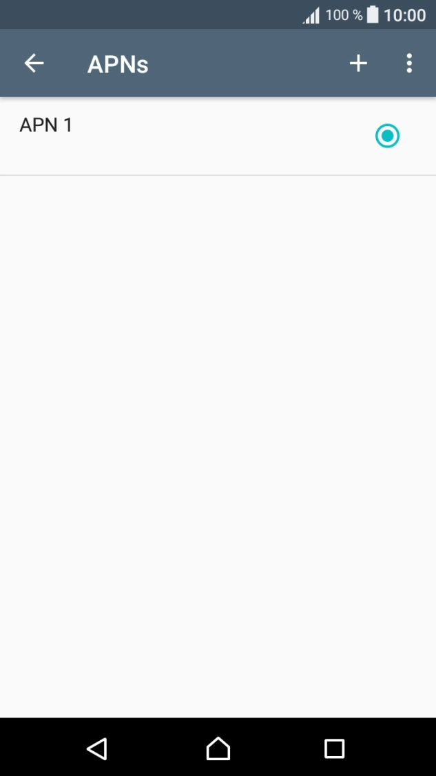 Prima o ícone de nova ligação de dados.