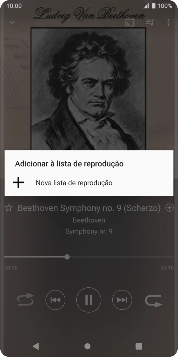 Prima Nova lista de reprodução.