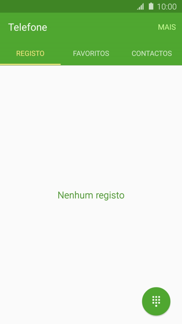 Prima o ícone de teclado.