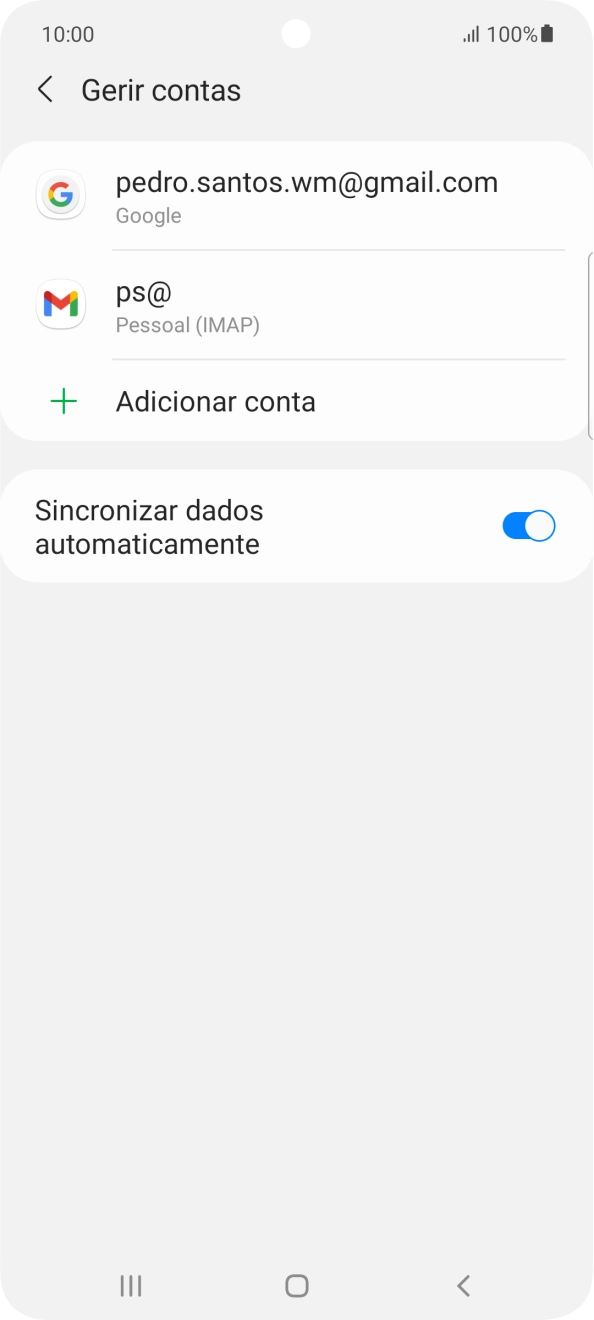 Prima a tecla de início para terminar e voltar ao ecrã inicial.