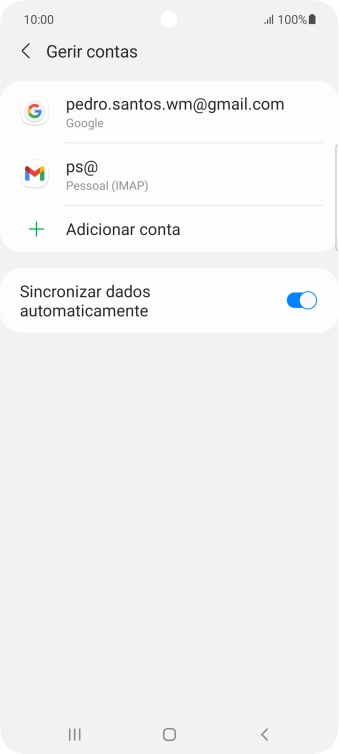 Prima a tecla de início para terminar e voltar ao ecrã inicial.