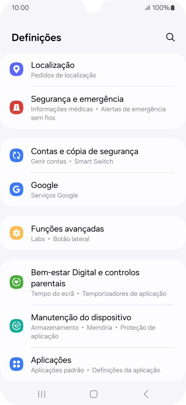 Prima Contas e cópia de segurança.