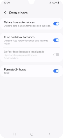 Prima a tecla de início para terminar e voltar ao ecrã inicial.
