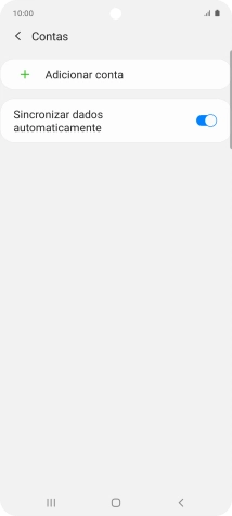 Prima Adicionar conta.