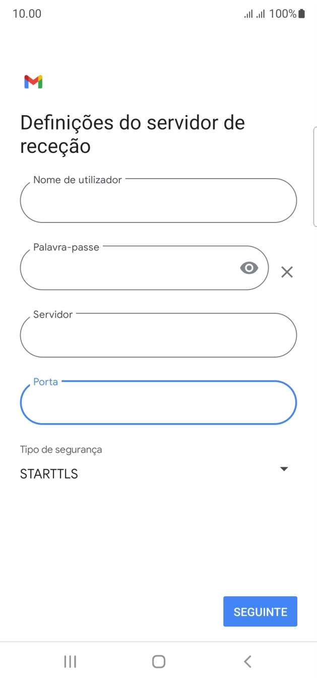 Prima a lista suspensa junto a 