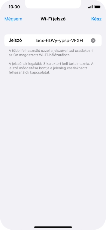 Válaszd a Kész lehetőséget.