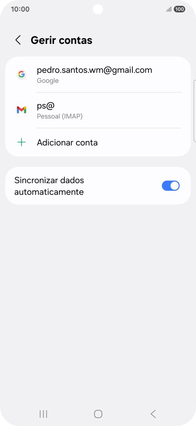 Prima a tecla de início para terminar e voltar ao ecrã inicial.