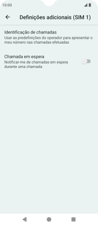 Prima Identificação de chamadas.
