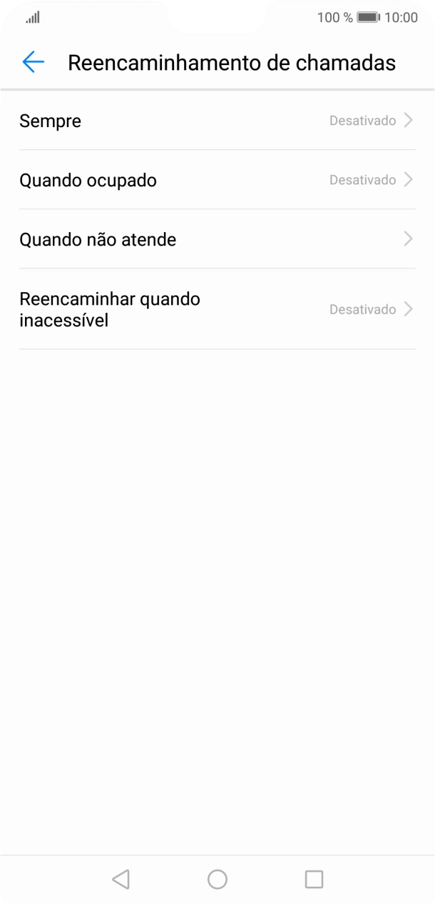 Prima a tecla de início para terminar e voltar ao ecrã inicial.