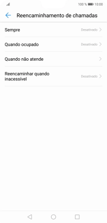 Prima a tecla de início para terminar e voltar ao ecrã inicial.