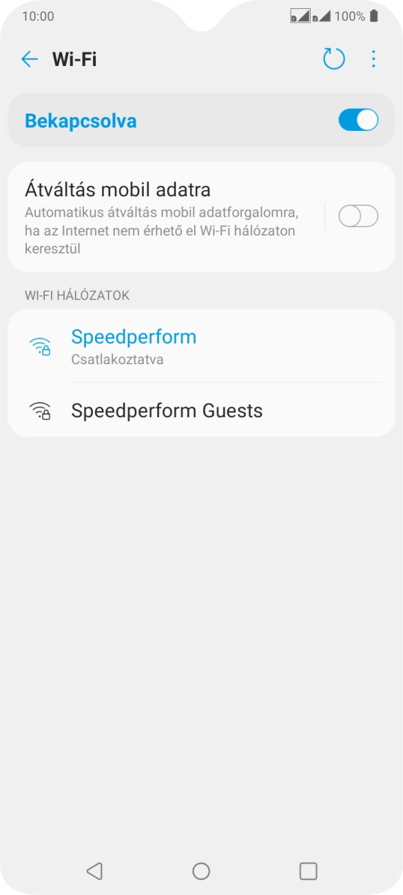 A befejezéshez, és ahhoz, hogy visszatérhess a főképernyőhöz, nyomd meg a főgombot.