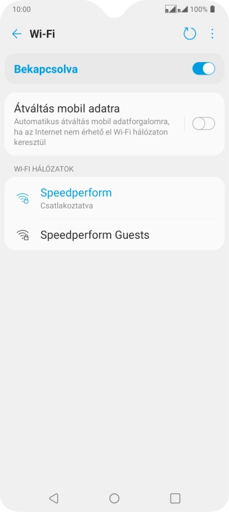 A befejezéshez, és ahhoz, hogy visszatérhess a főképernyőhöz, nyomd meg a főgombot.