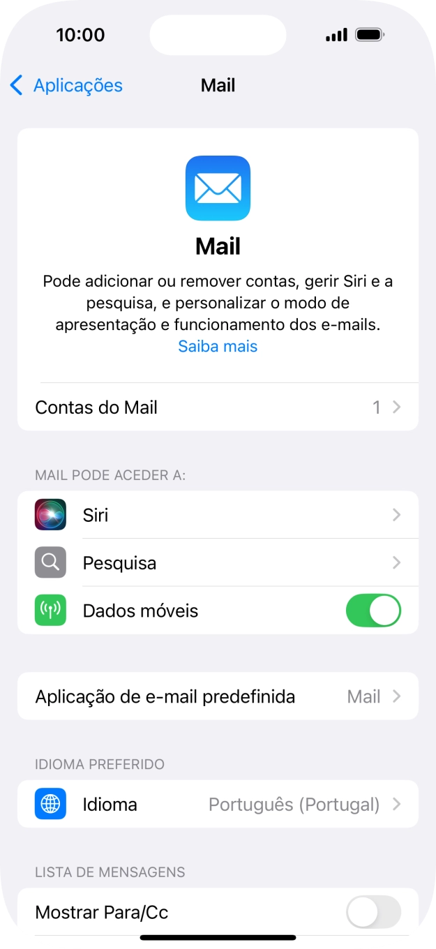 Prima Contas do Mail.