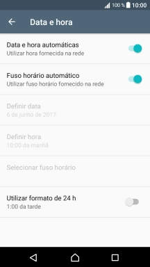 Prima a tecla de início para terminar e voltar ao ecrã inicial.
