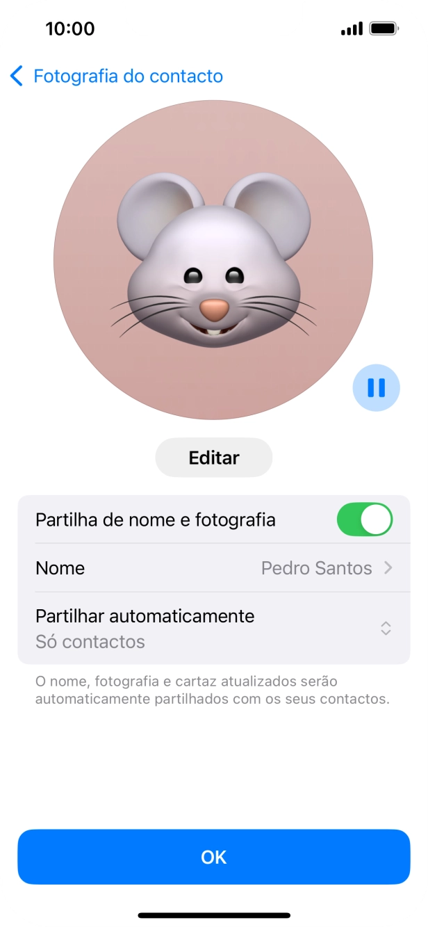 Prima o indicador junto a 