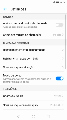 Prima Reencaminhamento de chamadas.