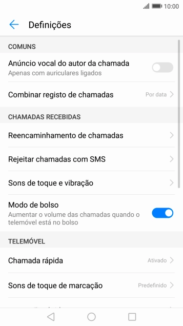Prima Reencaminhamento de chamadas.