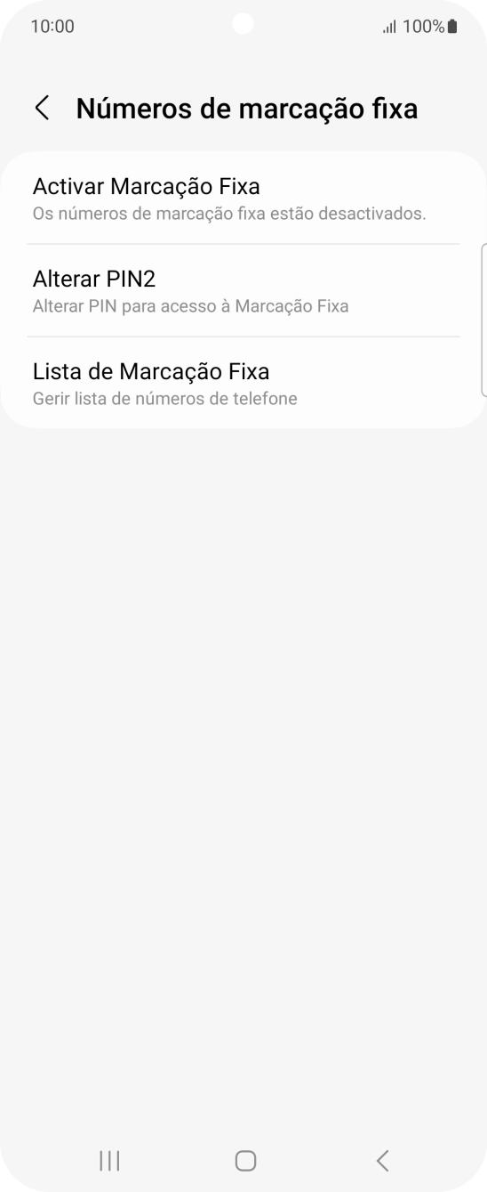 Prima Activar Marcação Fixa.