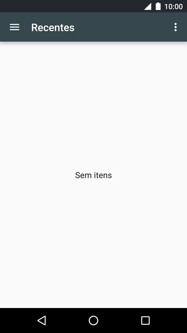 Deslize o dedo sobre o ecrã da esquerda para a direita.