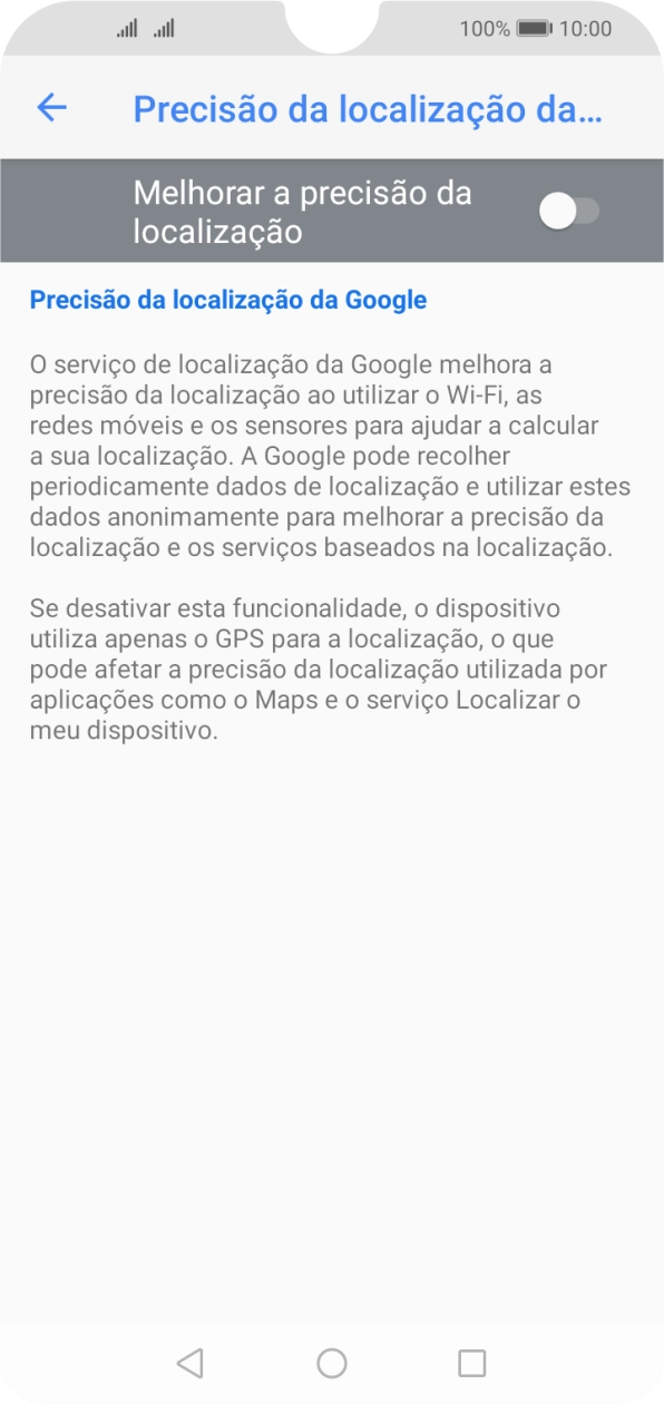 Se premir o indicador junto a 