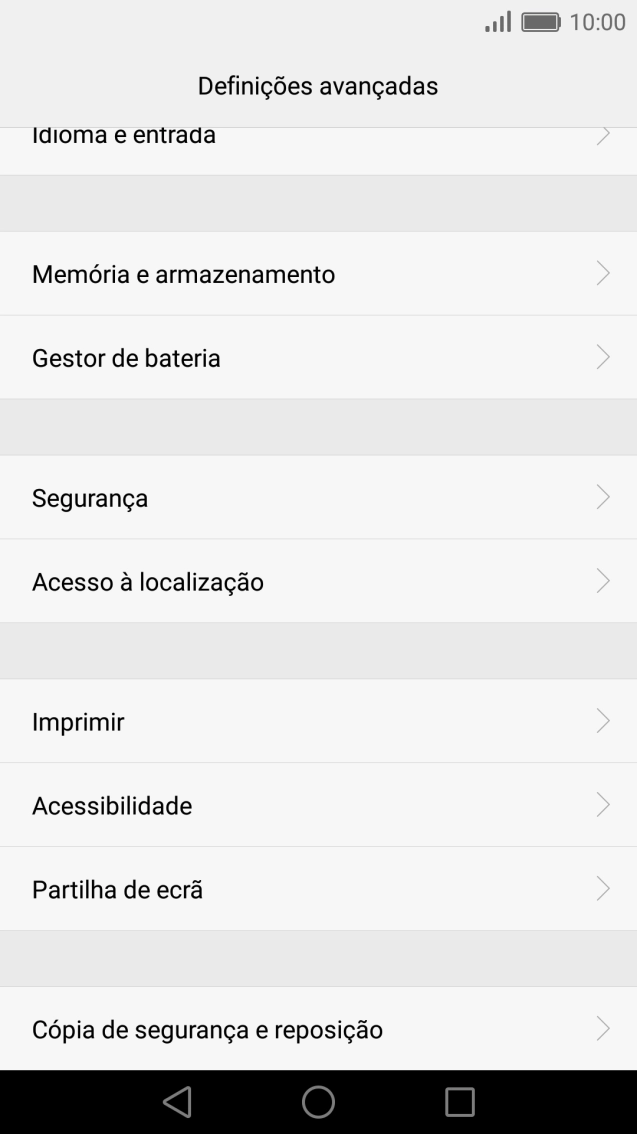 Prima Cópia de segurança e reposição.
