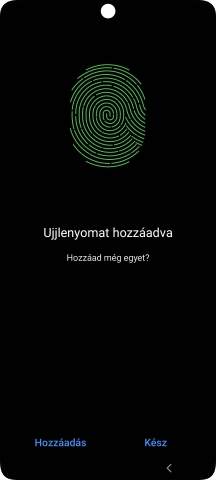 Válaszd a Kész lehetőséget.