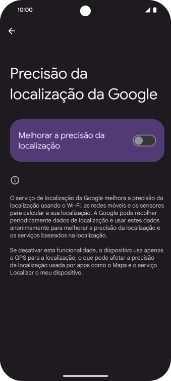 Se premir o indicador junto a 