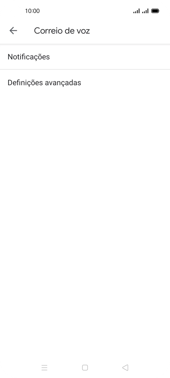 Prima Definições avançadas.