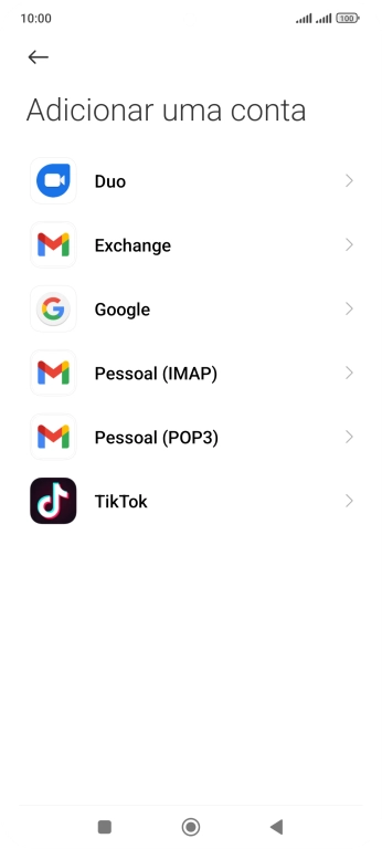 Prima Pessoal (IMAP).